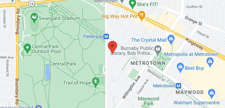map of 14F 6128 PATTERSON AVENUE